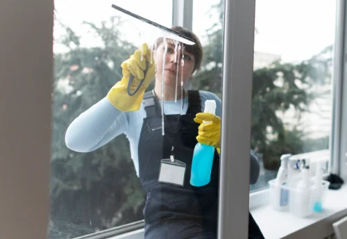 Nettoyage de vitres intérieures et extérieures à Charras